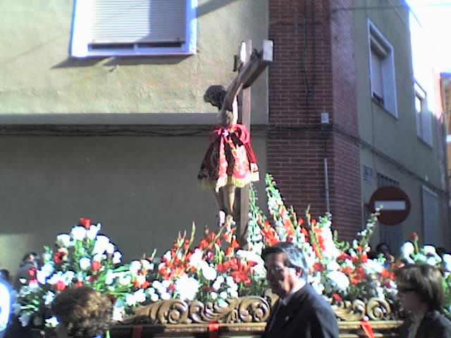Procesión del Cristo de la Viga por las calles de Villacañas