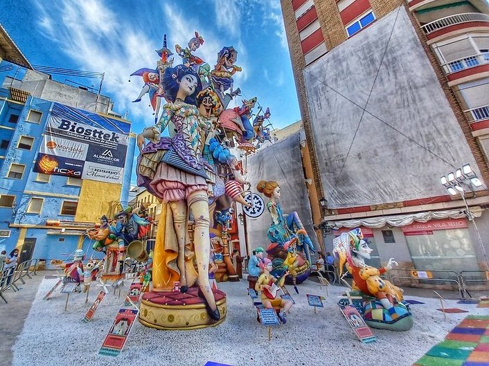 Falla del Mercat en Alzira