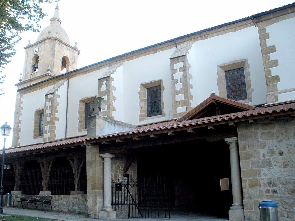 Iglesia de Andra Mari, en Santa María de Getxo (Bizkaia)