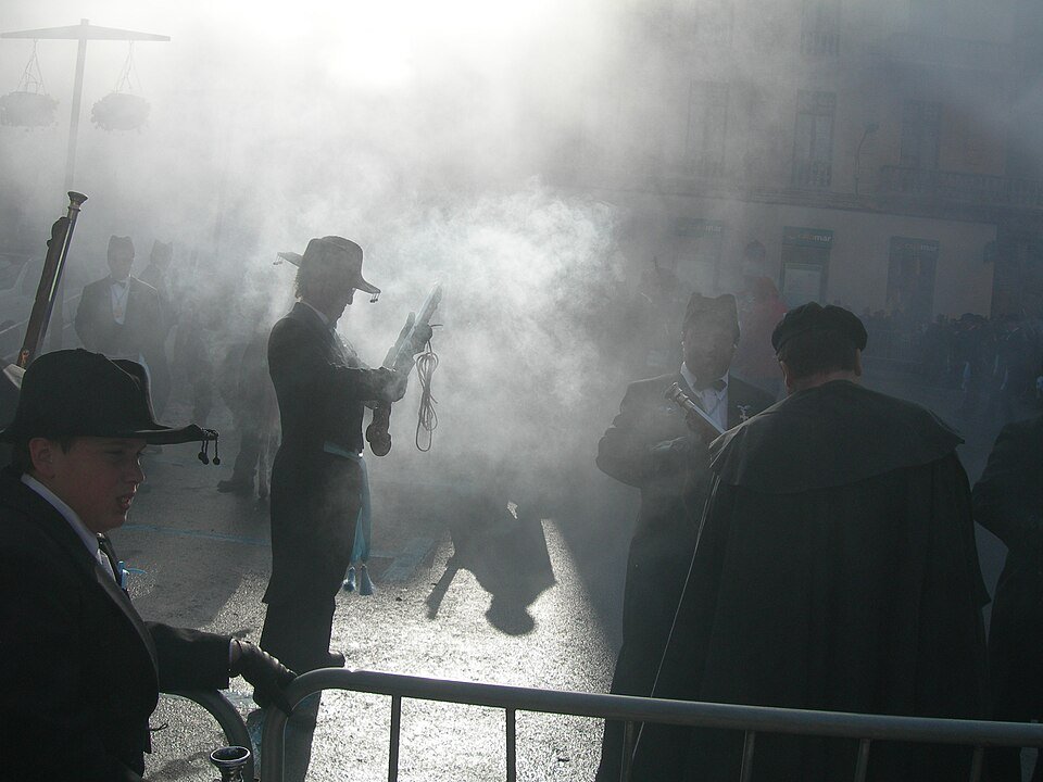 Arcabuceros en la fiesta de la Virgen de Yecla