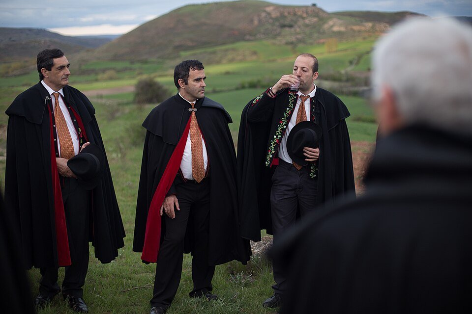 Peña de la bandera en la Caballada de Atienza (Guadalajara).