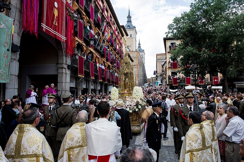 Corpus Christi en la ciudad de Toledo.