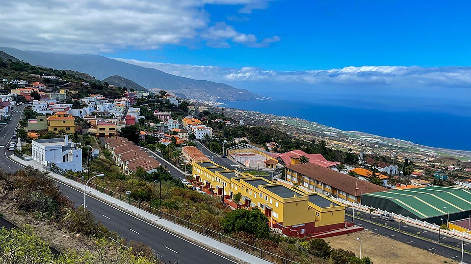 Vista de Villa de Mazo, La Palma (Santa Cruz de Tenerife), España