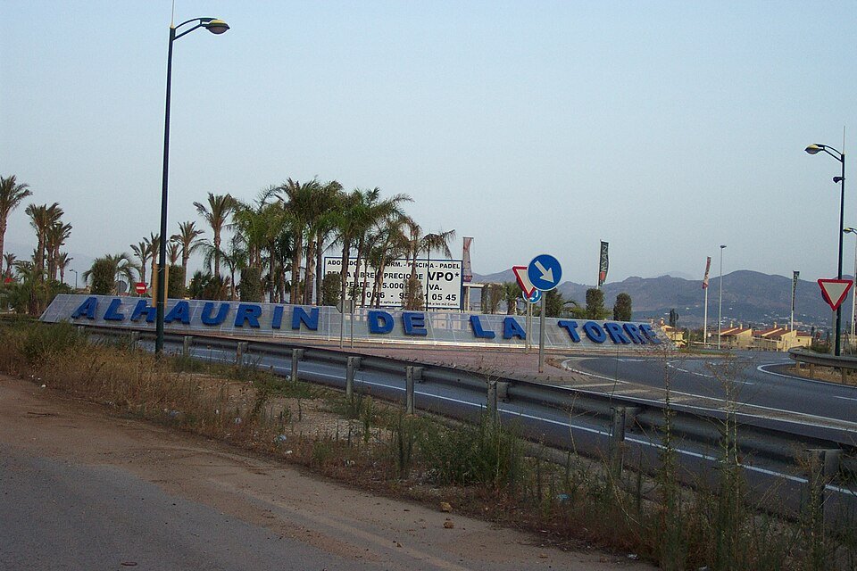 Entrada este de Alhaurín de la Torre (Málaga)