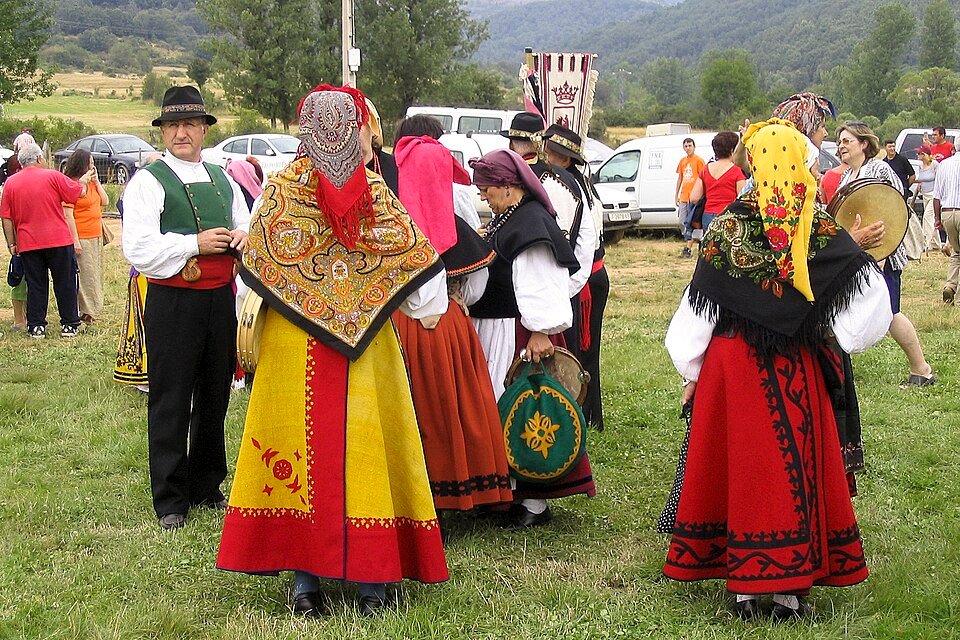 Fiesta de la Trashumancia en Prioro (León), julio de 2006
