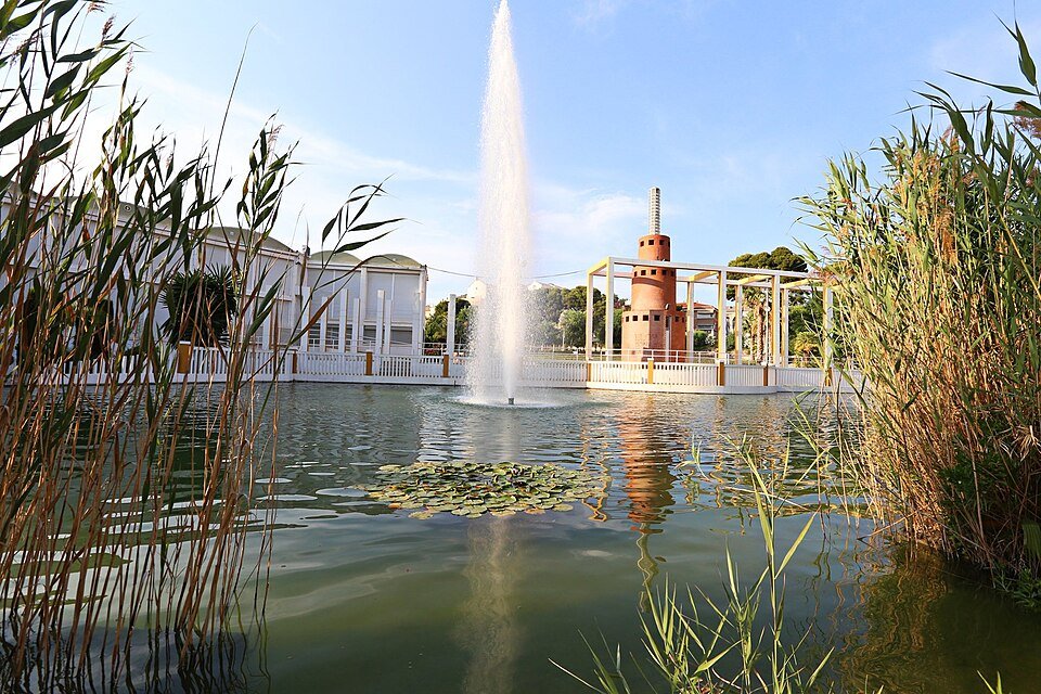 Parque 9 d'Octubre de Petrer (Alicante), septiembre de 2020