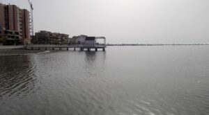 Mar Menor desde la playa de Villananitos en Lo Pagán, San Pedro del Pinatar