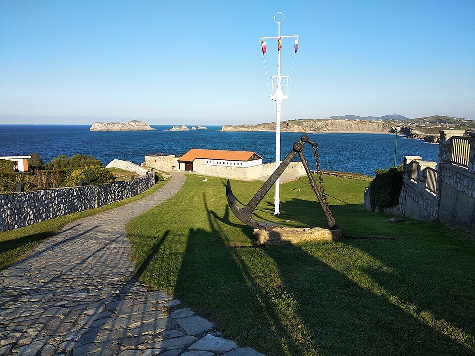 Vista de El Torco en Suances, fiesta de la Virgen del Carmen