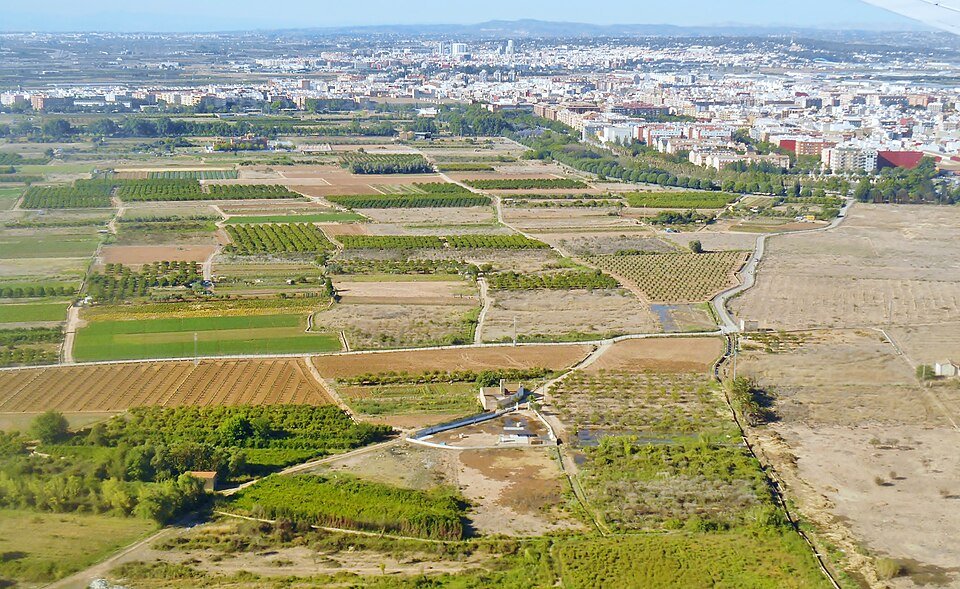 Moros y Cristianos de Aldaia, vista aérea de Alaquàs-Aldaia-Torrent