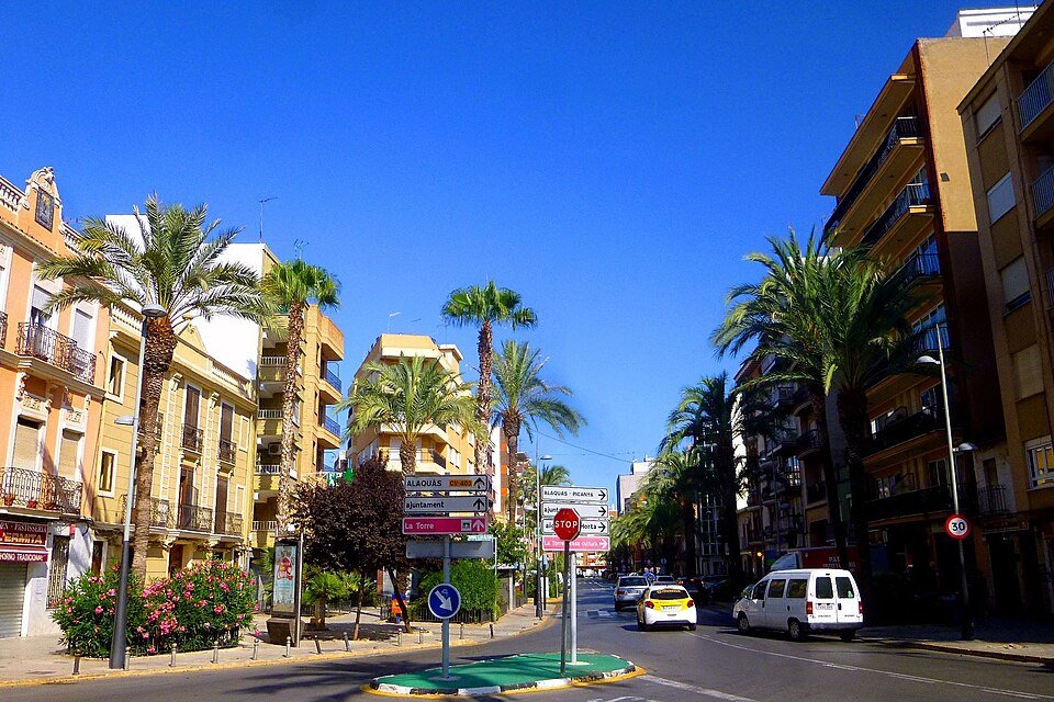 Moros y Cristianos en Torrent (Valencia, calle 10)