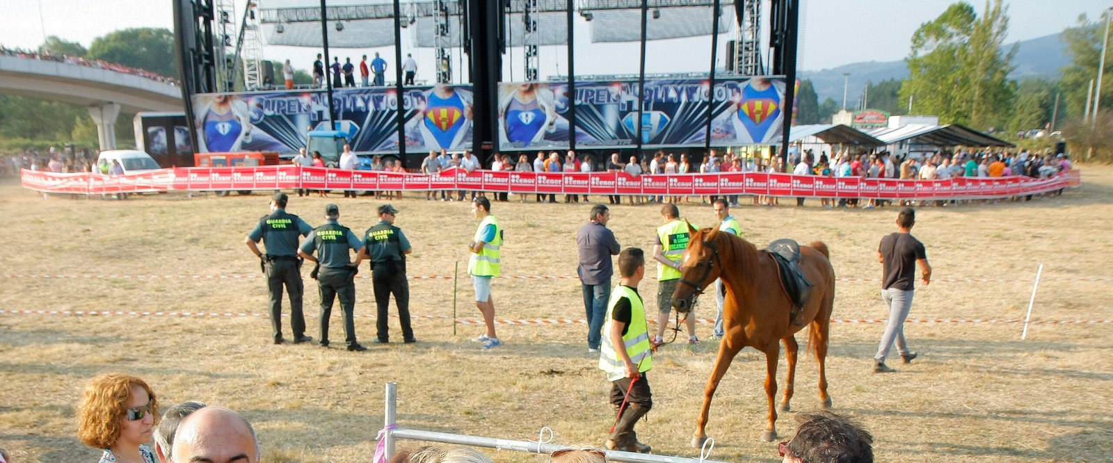 Carrera de caballos tradicional de Molledo en una fotografía de 2014