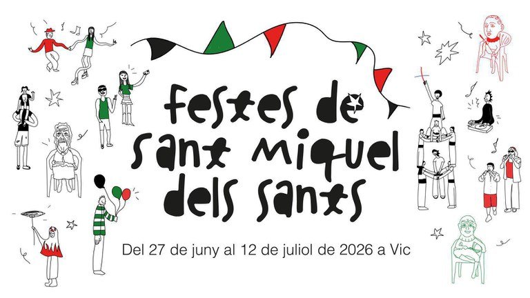 Cartel oficial Festa Major de Vic 2026, Elena Fernández