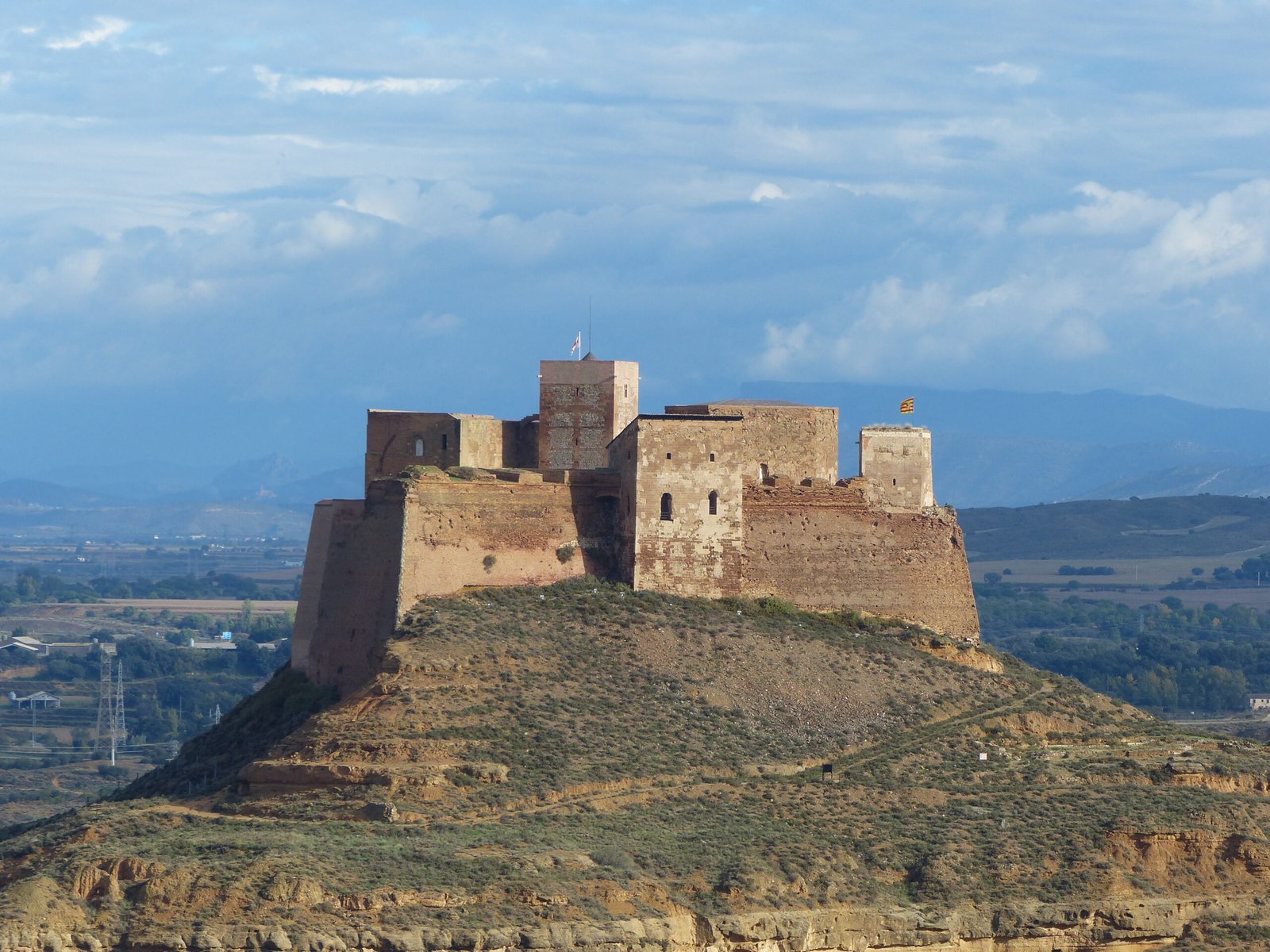 Castillo templario de Monzón, Huesca, municipio de San Mateo