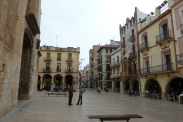 Centro histórico de Ulldecona, Tarragona, localidad de las Festes Quinquennals