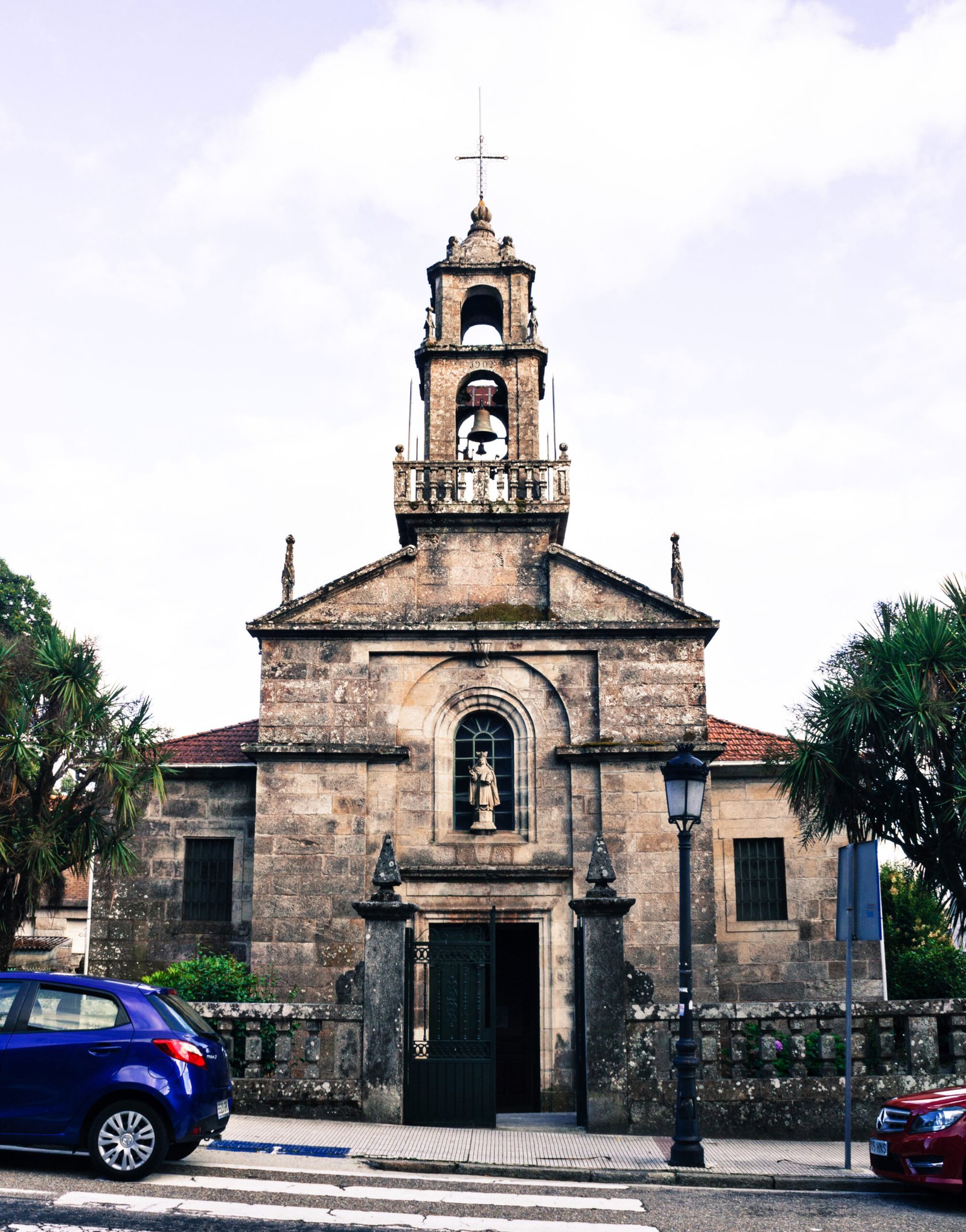 Iglesia de A Cañiza, Pontevedra, fotografía de contexto de la Feria del Jamón