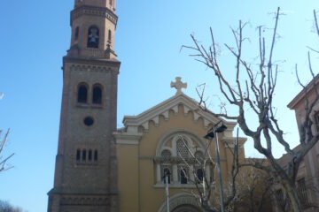 Catedral de Sant Feliu de Llobregat dedicada a Sant Llorenç, fotografía de 2012
