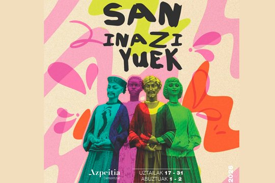 Imagen de difusión del programa de las fiestas de San Ignacio en Azpeitia 2026