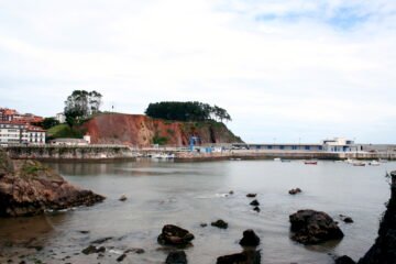 Puerto marinero de Candás, Carreño, en fotografía de archivo del año 2007