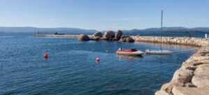 Puerto de Vilaxoán en Vilagarcía de Arousa, localidad de la Fiesta del Agua