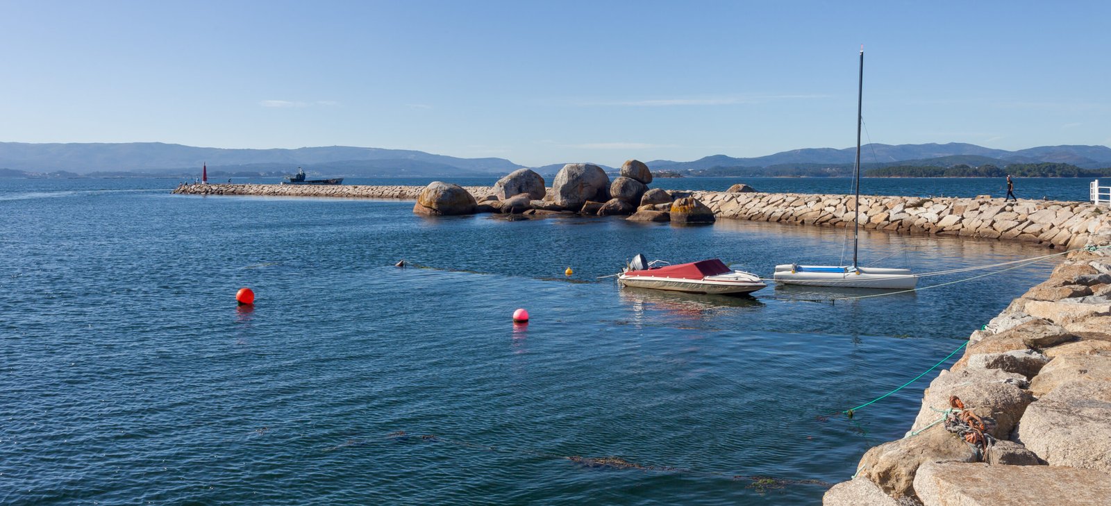 Puerto de Vilaxoán en Vilagarcía de Arousa, localidad de la Fiesta del Agua