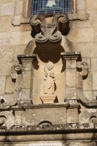 Iglesia de Cordeiro, municipio de Valga en Pontevedra