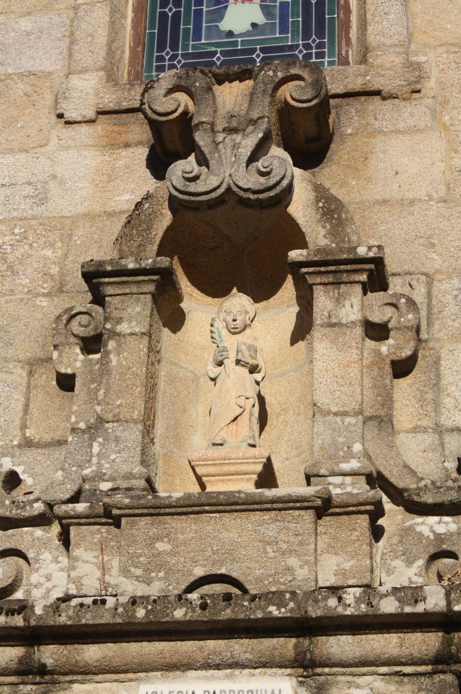 Iglesia de Cordeiro, municipio de Valga en Pontevedra