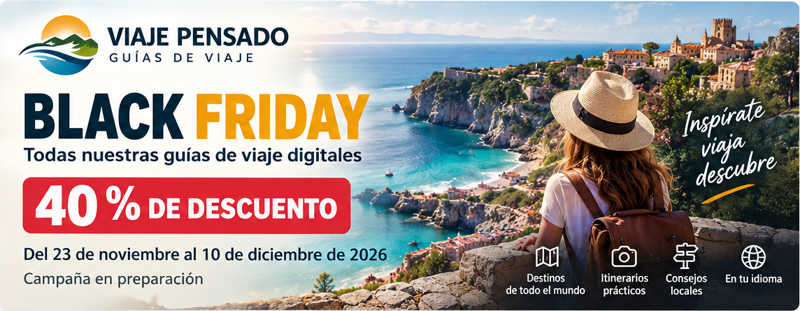 Fiestas populares y programas de fiestas en España 3 Viaje Pensado: próximamente Black Friday, 40 por ciento de descuento en guías de viaje