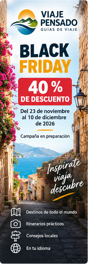 Viaje Pensado: próximamente Black Friday, 40 por ciento de descuento
