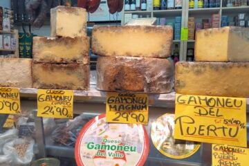 Certamen del Queso de Gamonedo en Benia de Onís 8 Diferentes variedades de queso Gamonéu de Asturias