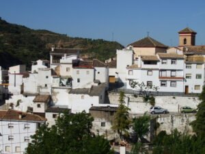 Vista de Quéntar, Granada, localidad de la Función de Moros y Cristianos