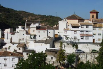 Vista de Quéntar, Granada, localidad de la Función de Moros y Cristianos