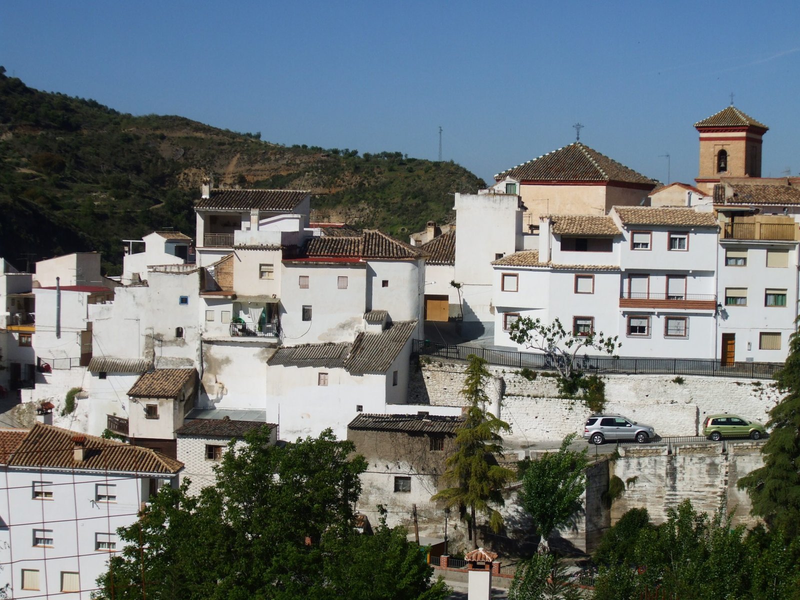 Vista de Quéntar, Granada, localidad de la Función de Moros y Cristianos