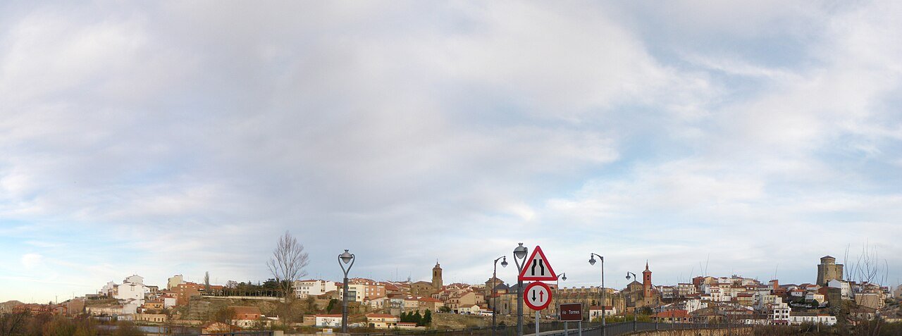 Panorámica de la localidad de Alba de Tormes, Salamanca