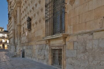 Detalle de la fachada del Palacio del Infantado de Guadalajara