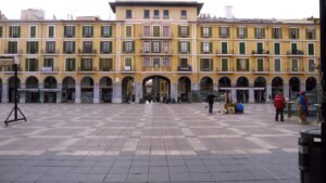 Vista de la Plaza Mayor de Palma de Mallorca, Baleares