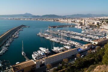 Fiestas Moros y Cristianos de Jávea 4 Embarcaciones en el puerto de Xàbia, Alicante