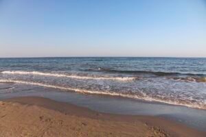 Playa mediterránea de San Pedro del Pinatar, Murcia