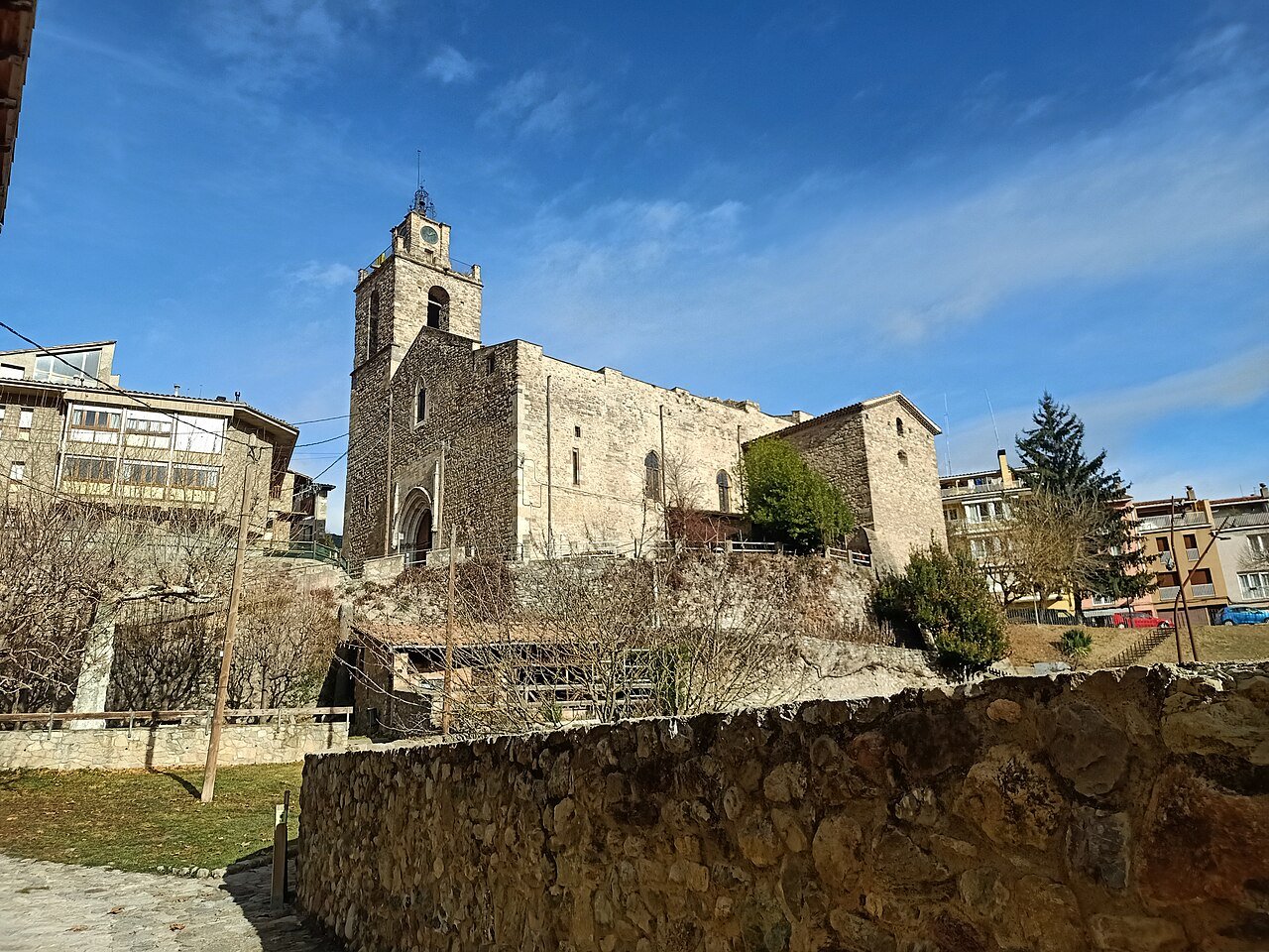 Iglesia de Sant Esteve de Bagà en el Berguedà