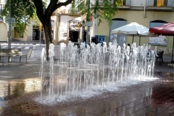 Fuente y espacio urbano de Sant Boi de Llobregat, Barcelona